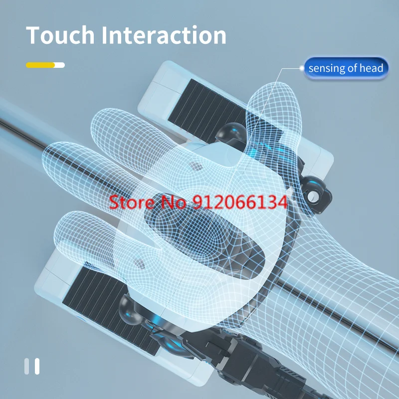 Electric Intelligent Interactive Remote Control Robot Gesture Sensing Dynamic Music Hand DIY Head Rotation Children RC Robot Toy 6
