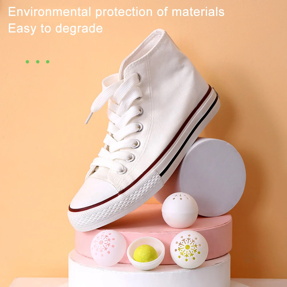 6-120pcs Deodorizer Freshener Balls Sneaker Deodorizer Ball Long Lasting Odor for Home Shoe Closet Scent Freshener Deodorization