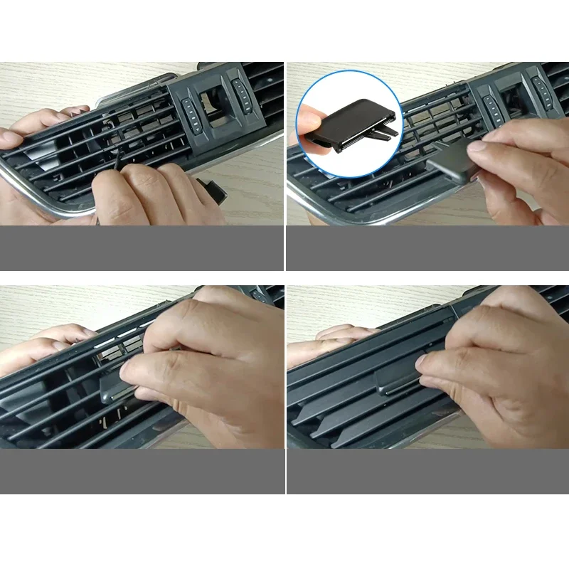 1/2/4PCS Car Front Air Conditioning Outlet AC Vent Tab Clip Replacement for Skoda Octavia 3 RS MK3 A7 2015-5E0819701 ac air conditioner vent grille,adjust clip
