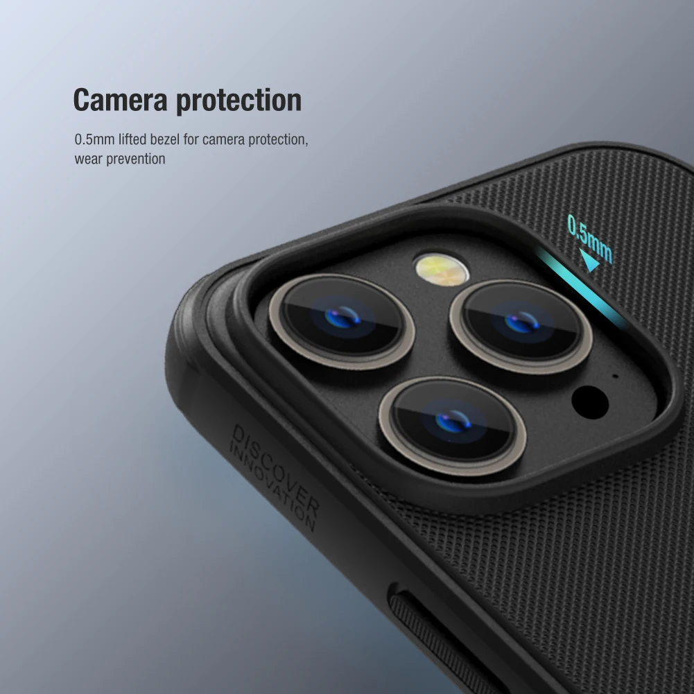 Nillkin Frosted Shield Case For Apple iPhone 14 Pro Max IP14 Plus Cover 6.1 / 6.7 in TPU + PC Protection Hard Shell