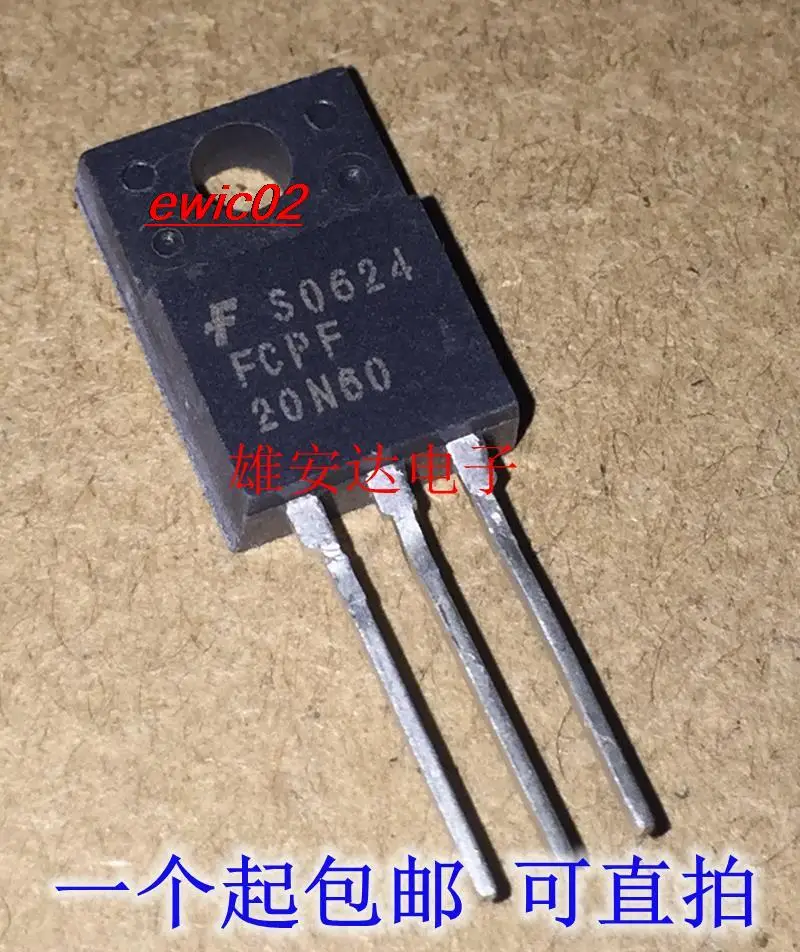 

10 шт., FCPF20N60 FCPF20N6020N60 MOS