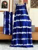 Robe d'été en fibre de coton avec écharpes pour femmes, sous-robe, Abaya Dashiki, Maxi Lady Robe, Kaftan, Robe éducative, 2024