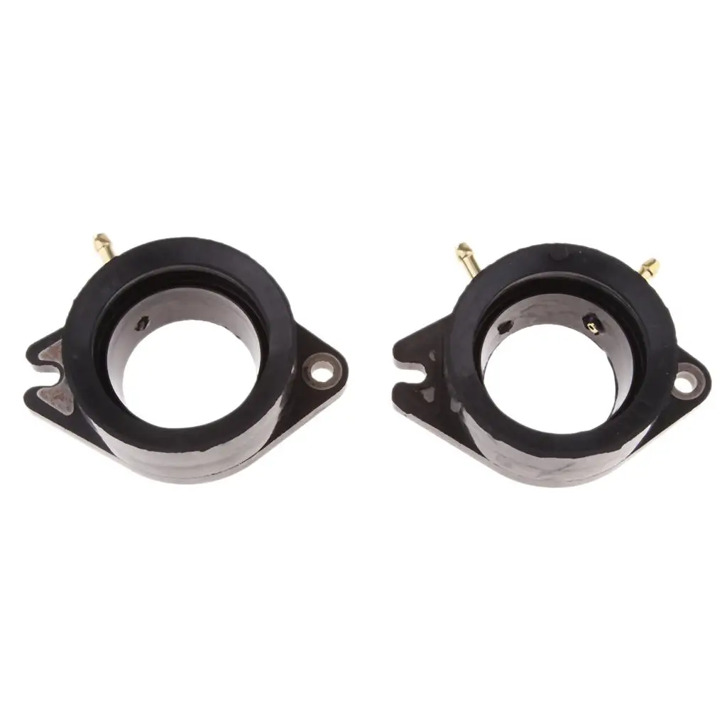 2 Pieces 46mm Motorcycle Carburetor Interface Adapter for Yamaha XV700 XV750 XV920 XV1100