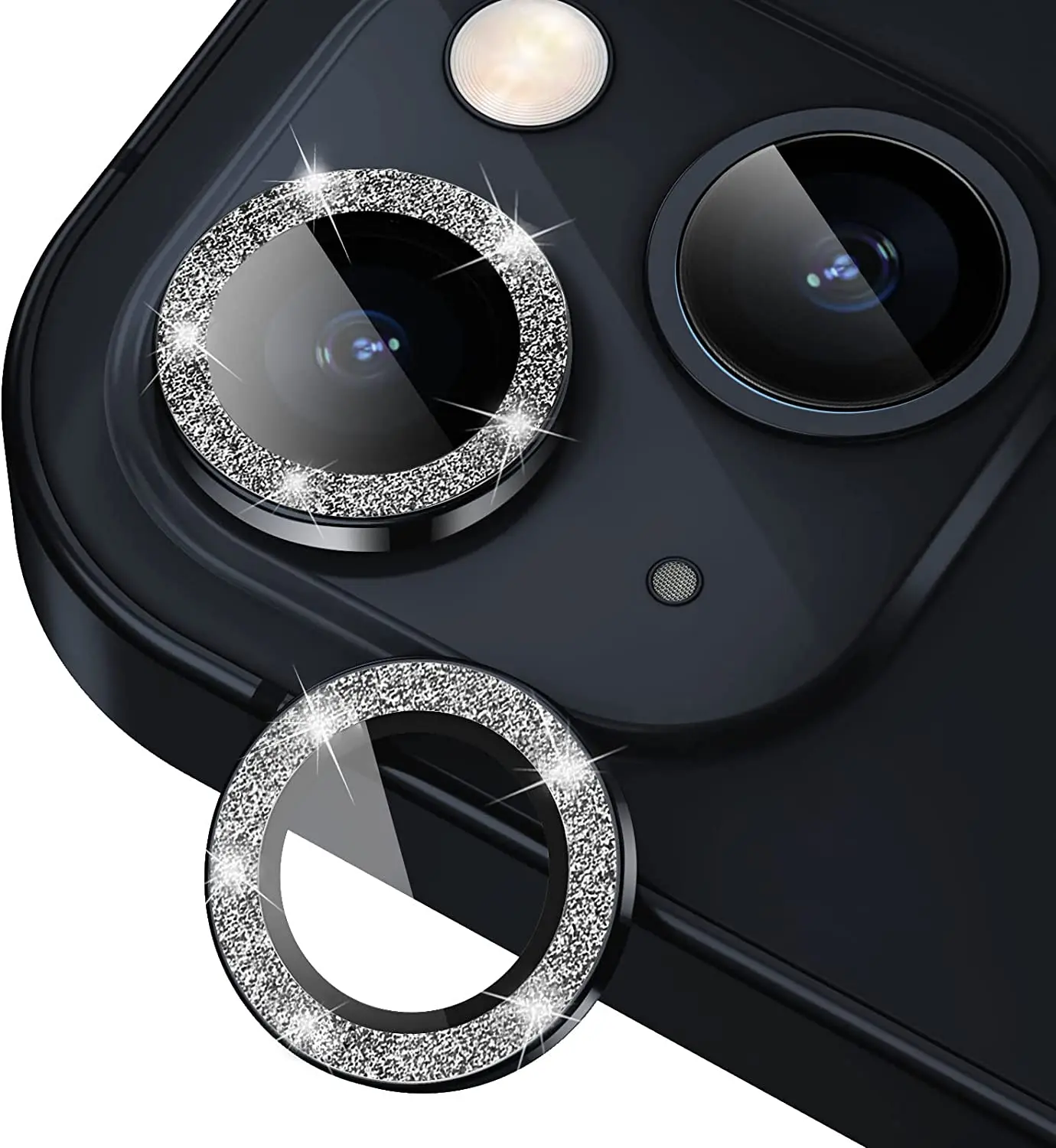 Glitter Diamond Tempered Glass Camera Lens Protector Screen Film