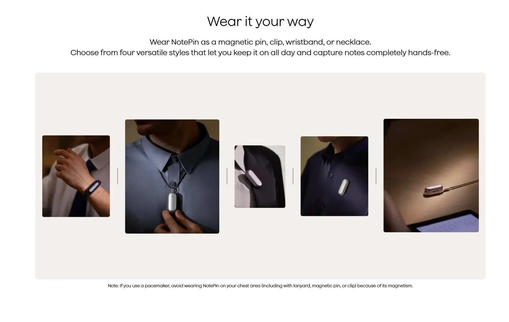 Plaud NotePin,The world's most wearable AI note taker