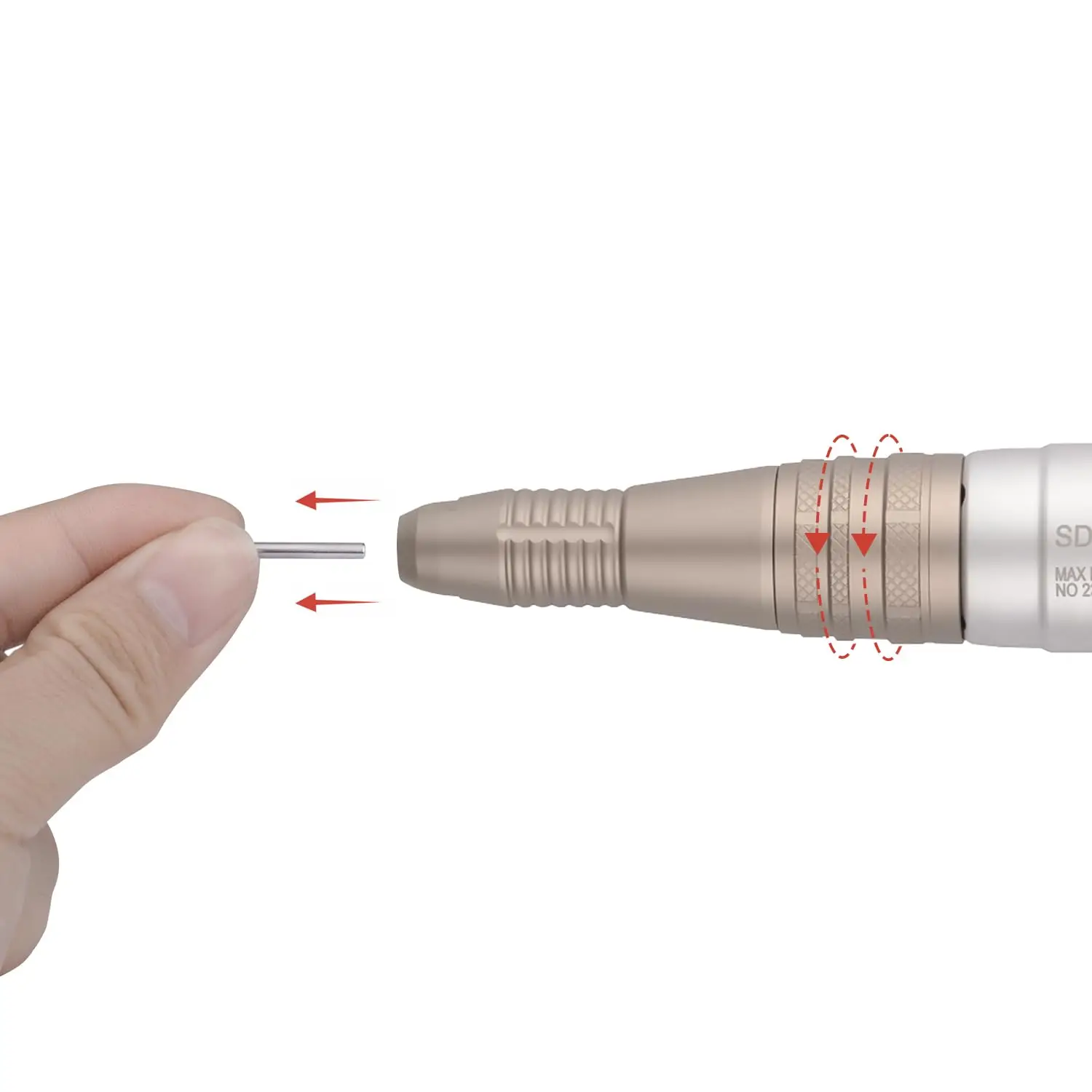 Up200 Nail Drill Handpiece 3 Pins Professional E File for Gel Polish SDE H200 Handle 35000RPM Nail tool 2