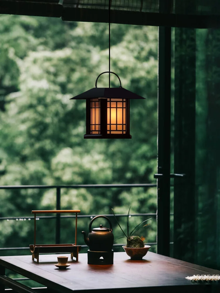 

Chinese retro chandelier restaurant bedroom study Zen tea room lamp Japanese decoration homestay dining restaurant dining table