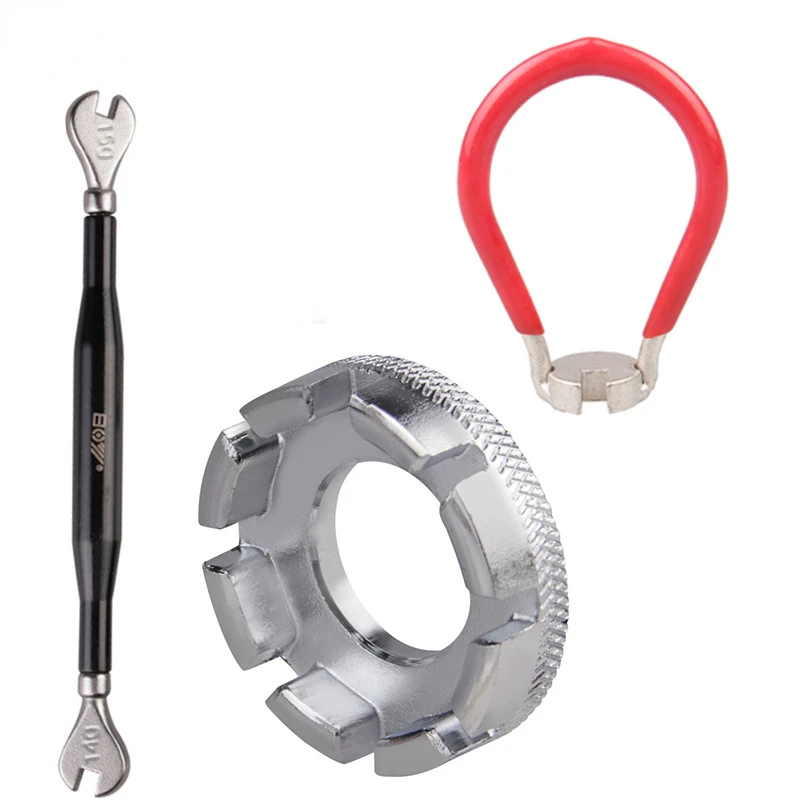 

Bicycle Spoke Wrench Steel Material Adjustment Steel Wire Elastic Bicycle Repair Adjustment Tool Set Wheel Truing Bicycle Tools