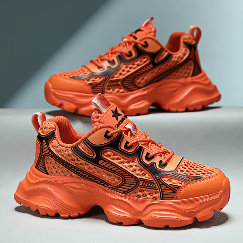 Men's Fashionable Sneakers, Casual Shoes - Breathable Fabric Upper, Available in Various Colors, Lace-Up Training Design Casual Shoes |   All-Season Wear-Resistant Sole |   Modern Style Sneakers