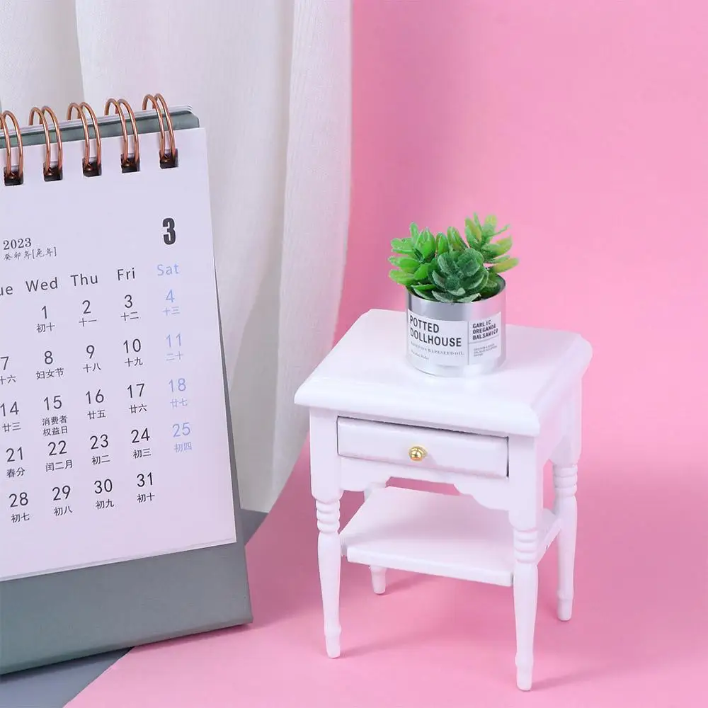 

Ролевые игры, классические игрушки, аксессуары для дома, миниатюрные украшения, имитация ночного стола, мебель, игрушки, прикроватный шкаф