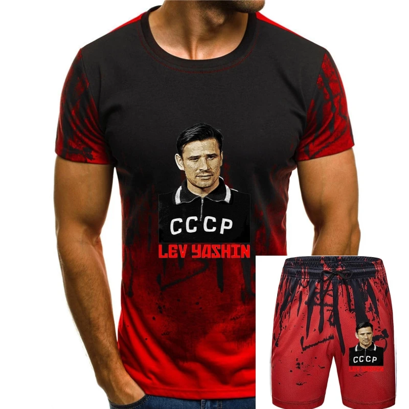

Lev Yashin Russian Goalkeeper - New Red Ringer New Summer Style Unny Novelty Hip Hop Rock T-Shirts Men Soccers T Shirts