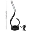 1PC Compact Modern Ironwork USB Three-color Dimming Desktop Decorative Lamp 6