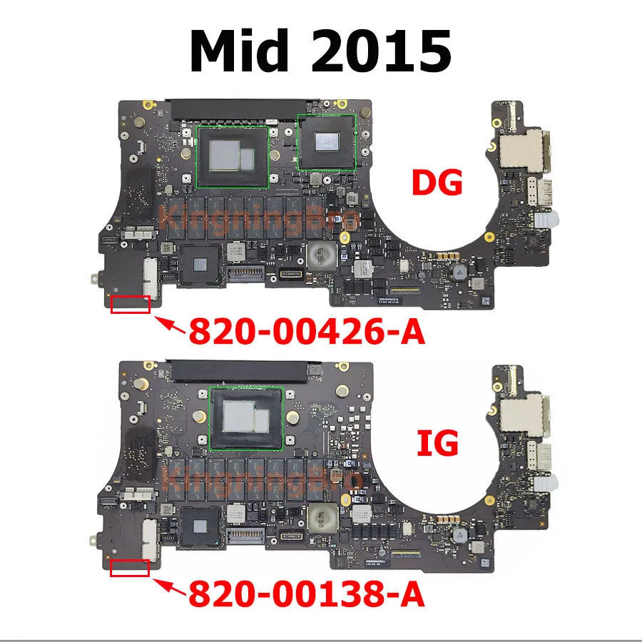 Original A1398 Motherboard for Macbook Pro Retina 15" A1398 Logic Board CPU i7 RAM 8GB 16GB 2012 2013 2014 2015 Year macbook pro motherboard