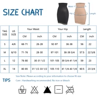 Taille haute ventre contrôle glisse femmes sans couture sous-vêtements amincissants jupes en dentelle Shapewear corps Shaper sous-robe jupon Shapers 6