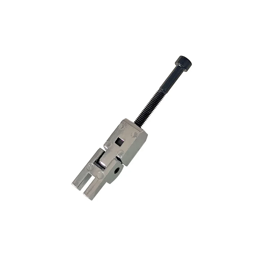 6 Stück E-Gitarre Doppelverriegelungssystem Locked String Sättel Tremolo Brücke Schwarz/Chrom/Gold – Detail 15