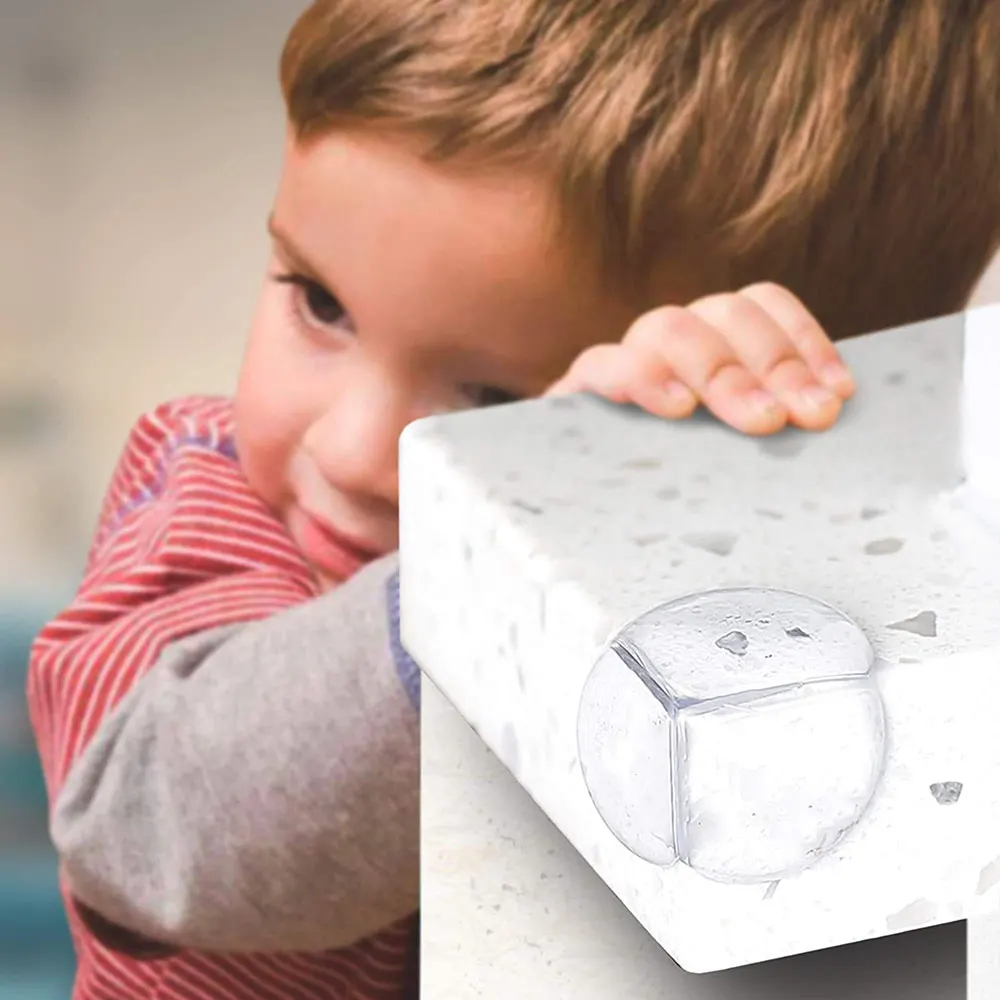 Silicone Table Corner Protector Table Corner Protector Table Edge Protector Furniture Anti Collision Strip 8/12/16pcs Silicone Baby Safety Table Corner Protector Baby Proofing Edge Guard Protection from Children Furniture Corners Cover
