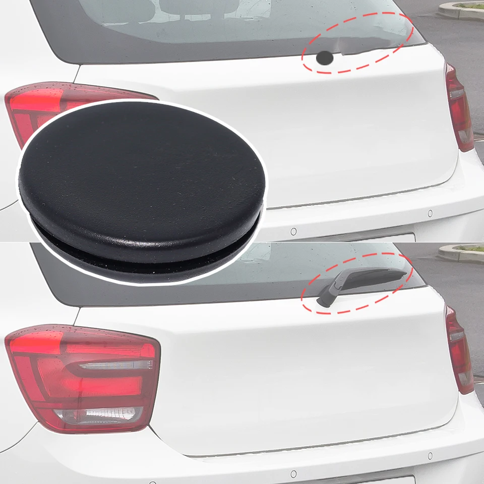 Cache De Vis De Bras D'Essuie-Glace Arrière Pour BMW Série 1 F20 F21 2010-2018 - Noir - Référence 61617274157