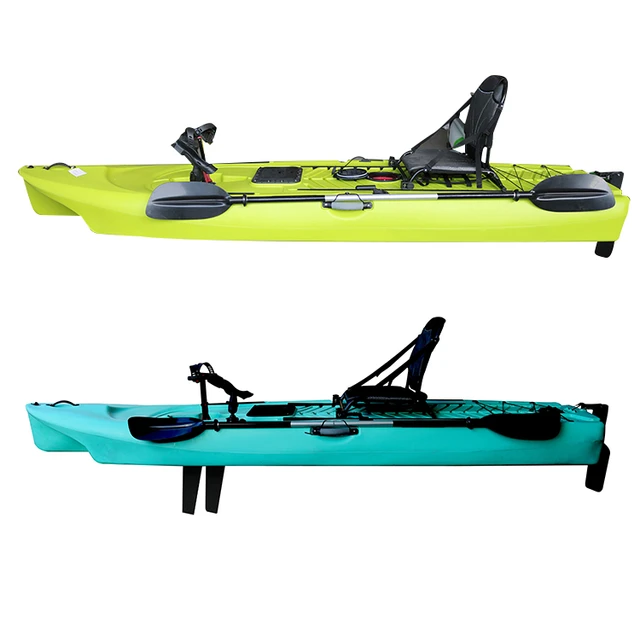 Fishing Canoe Boat Pedal Kayaks With Rudder System - AliExpress