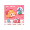 4 Pieces Cartoon Adhesive Cute Kawaii Notes Notepad Memo Pad Office School Supplies Stationery Sticker 6