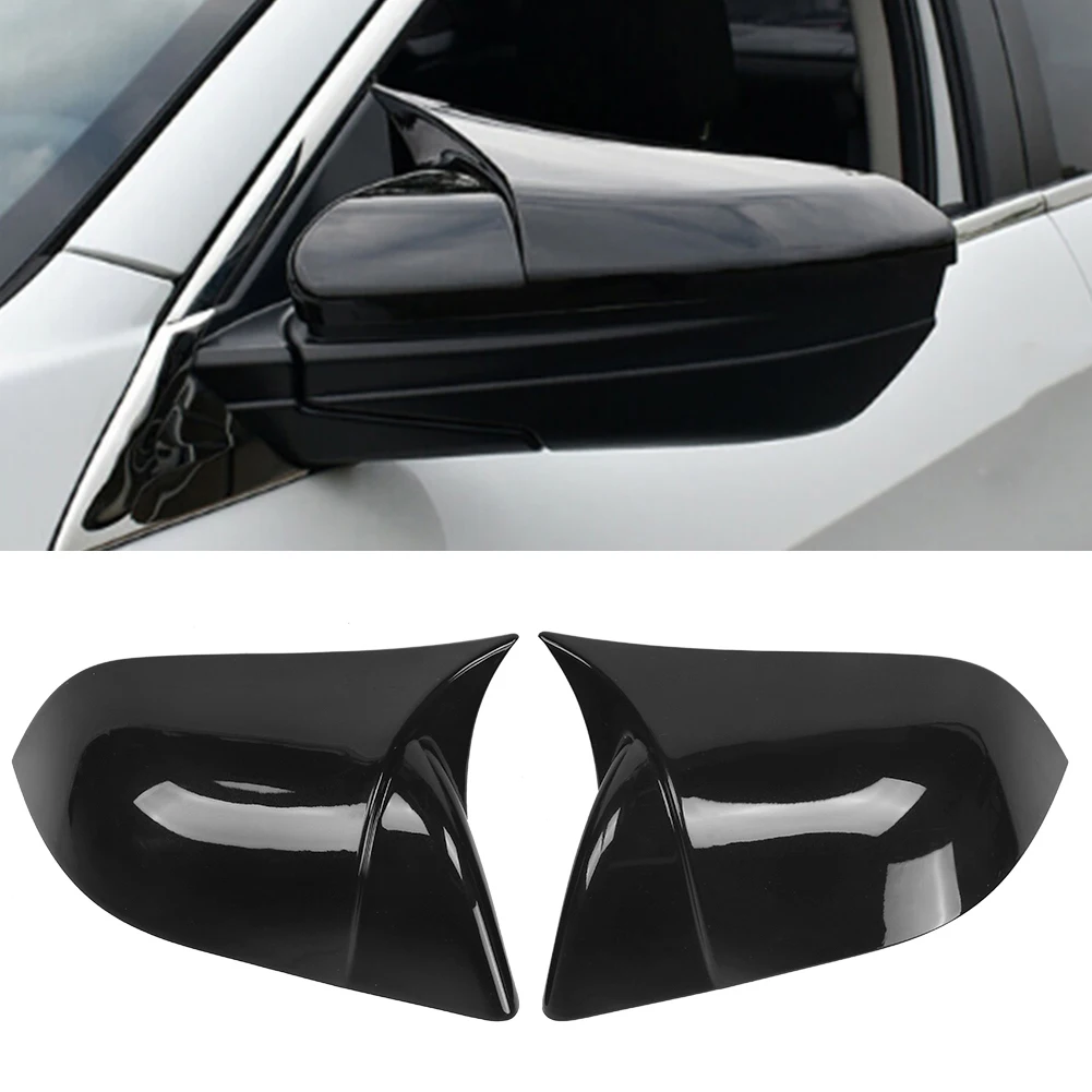 

Left and Right Side Rearview Mirror Cover Glossy Black ABS Side Rearview Mirror Shell Fit for Tesla Model 3 2017 2018 2019 2020