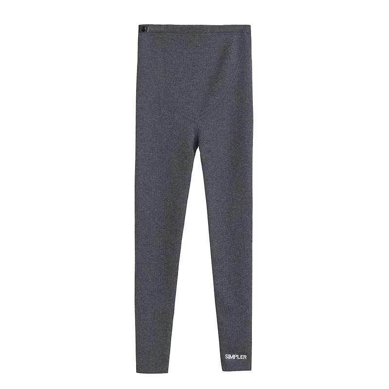 Autumn Winter Thick Plus Velvet Fleece Cotton Legging Maternity High Waist Support Pencil Pants for Pregnant Women 3XL Pregnancy