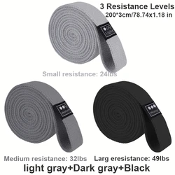 Enhanced Fitness Elastic Resistance Bands Set for Strength and Yoga Training - Multiple Resistance Levels (Mixed Color Set C)
