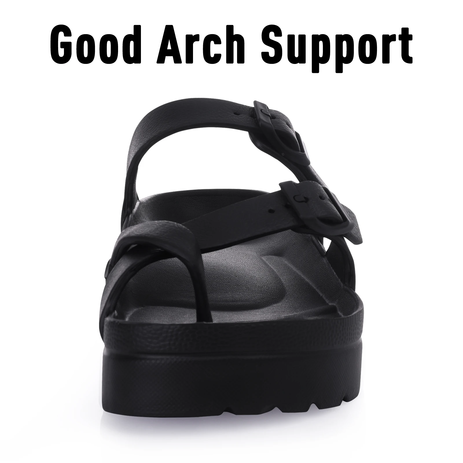 Bebealy Fashion EVA Women's Sandals Classic Elegant Outdoor Beach Flat Sandals With Arch Support Clip Toe Clogs Women women sandals women flats comfortable sandals imitation leather clogs