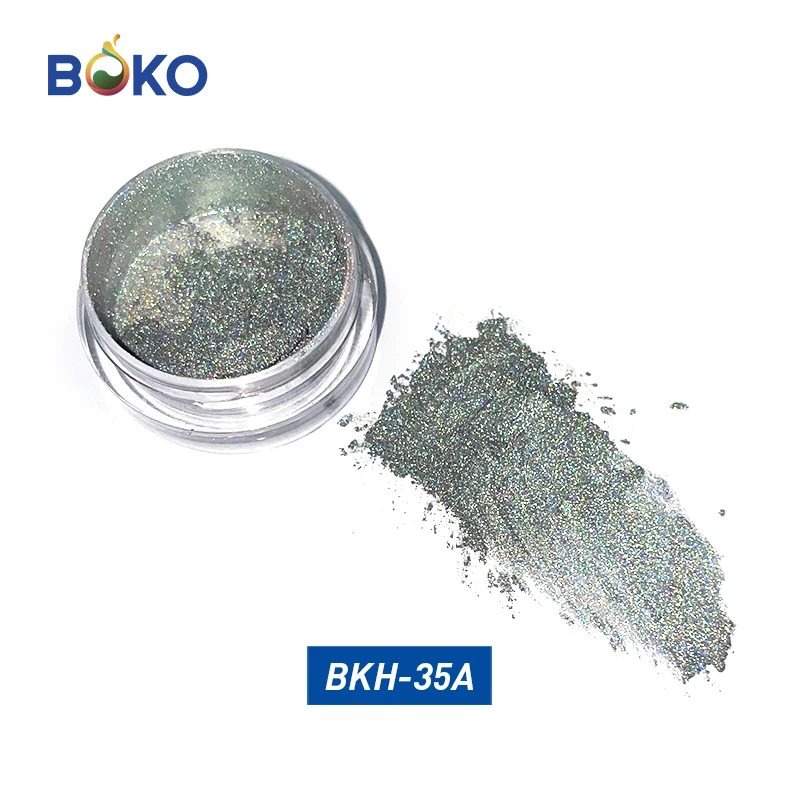 BOKO Super Holographic Nail Powder Laser Rainbow Effect Chrome Pigment Rub Dust Manicure Nail Art Decorations