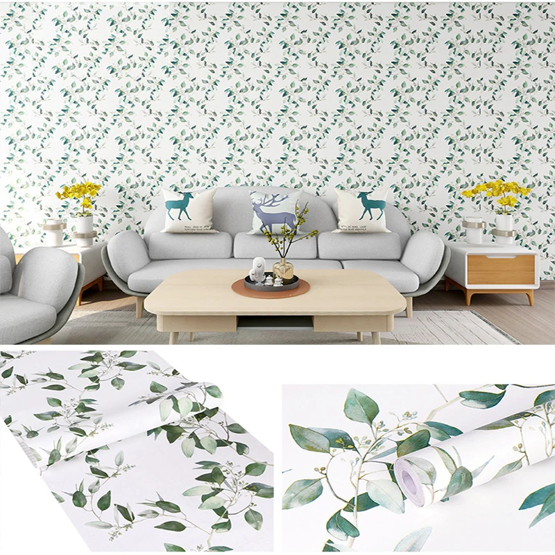 Floral Leaf Peel & Stick Waterproof Wallpaper