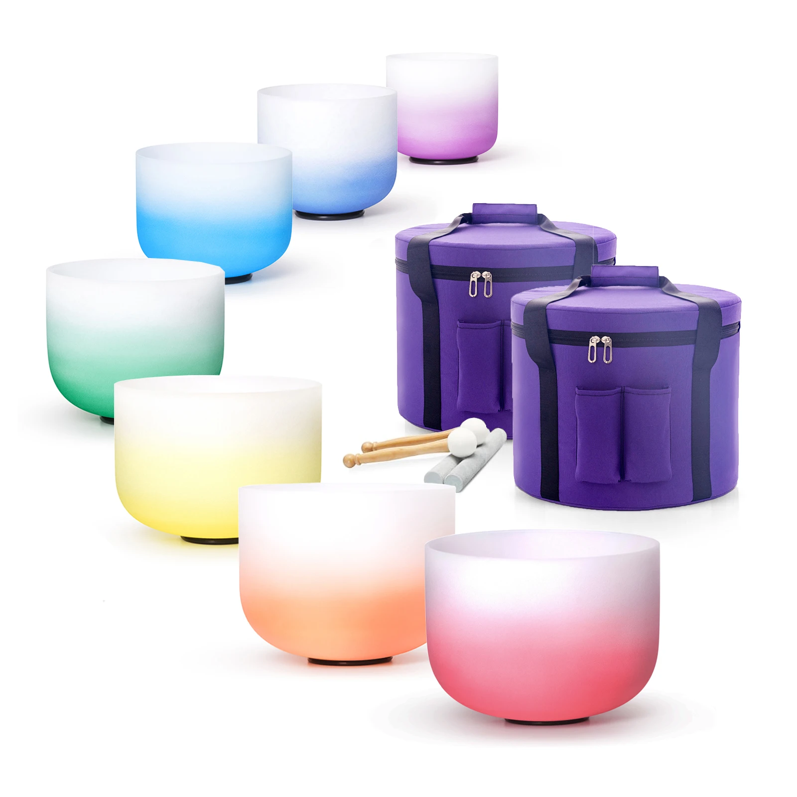 クリスタルボウルセット Millia☆ クリスタルトーンズ アルケミー