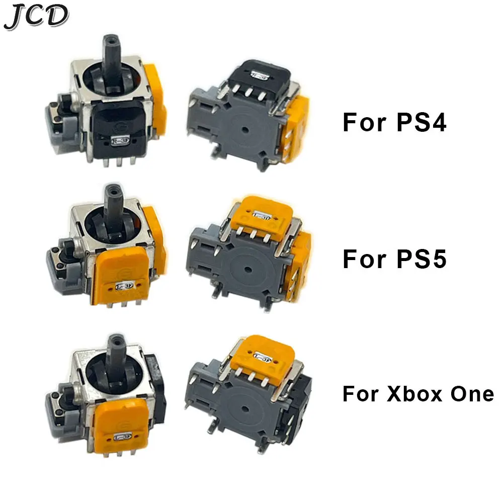 

JCD 1PCS 3D Analog Stick Sensor Module for PS4 050 055 030 040 Controller Hall Effect Joystick For PS5 Xbox One No Drift