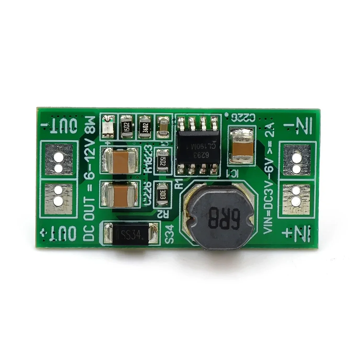2016 새로운 8W USB 입력 DC-DC 5V  12V 컨버터 스텝 업 모듈 전원 공급 장치 부스트 모듈