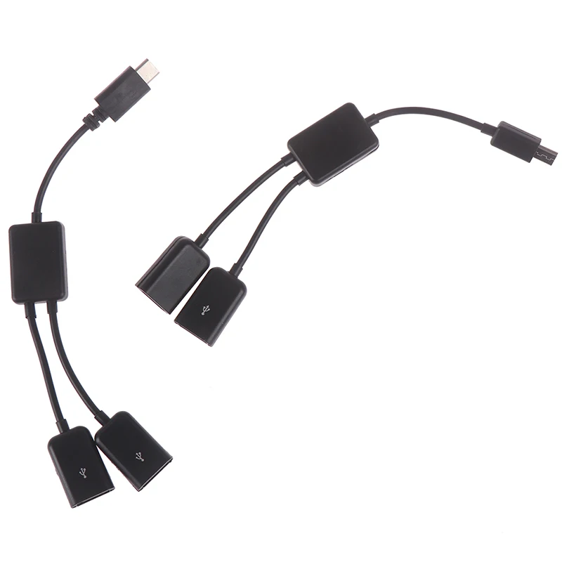 1pc, adaptador para smartphone android, macbook, u disco, teclado e mouse