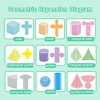3D Shape Geometry Montessori Math Toys Parish Transparent Shapes Sensory Teaching Aids Early Educational Learning Children Toys 2