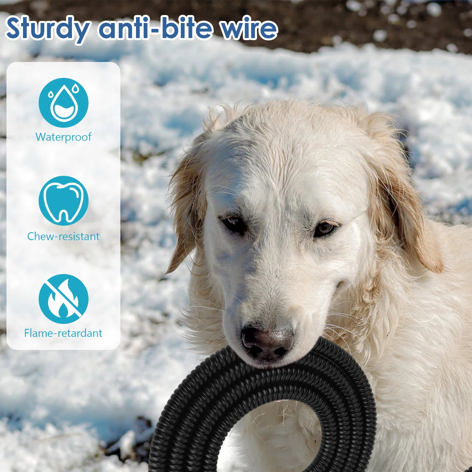 Outdoor Heated Pet Water Bowl 3.2L – Thermal Winter Water Dish for Dogs & Cats