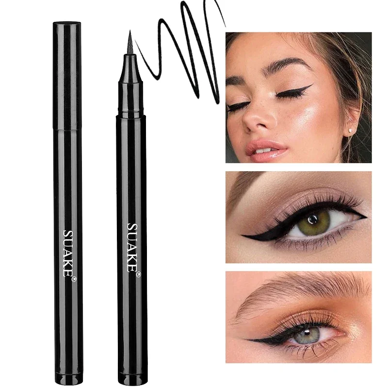 Quick Drying Black Liquid Eyeliner Pen Smooth Eye Make Up Pencil Waterproof Long Lasting Eye Liner Easy To Wear Cosmetics Tools
