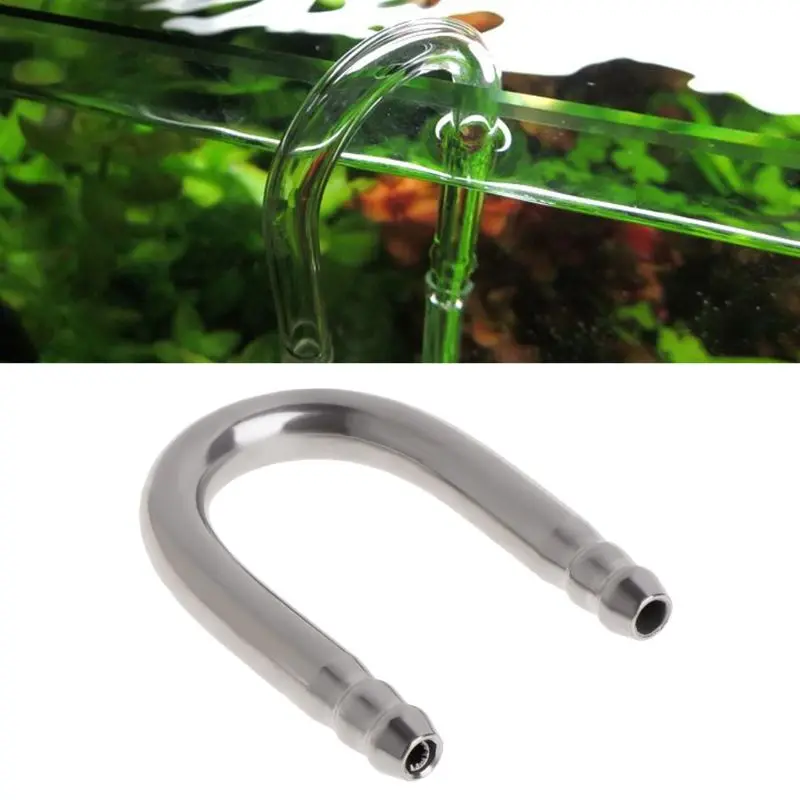 Aquarium Airline Tubing Stainless Steel Metal Pipe for 4mm I.D. Air Line Hose 95AA 3