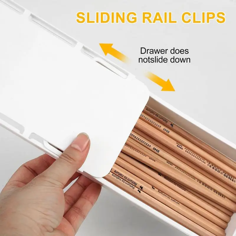 책상 아래 서랍 정리함, 책상 아래 수납 서랍, 교실 가정용 책상 거치대, 자체 접착