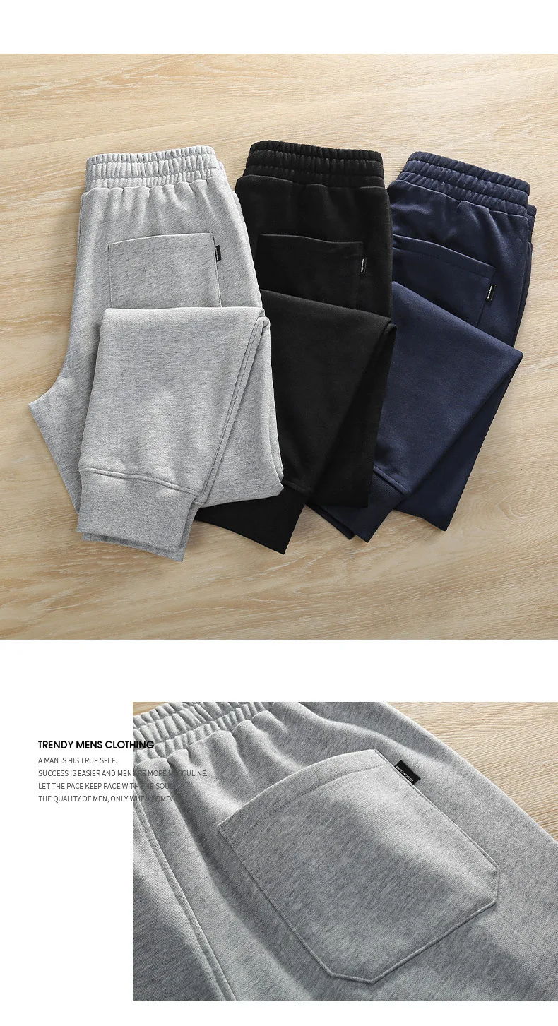 Description Picture 5 of itemMen's 2024 Summer New Light and Thin Tight Knitted Pants with Straight Leg, Casual Breathable Long Pants for Outwear