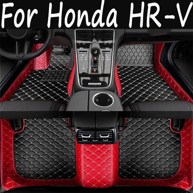 Tappetini Auto Per Honda Hr-V Hr V Vezel Ru 2014 ~ 2022 Tappetino Auto Tappetino Auto Set Completo Tappetino Impermeabile Accessori Auto Interni
