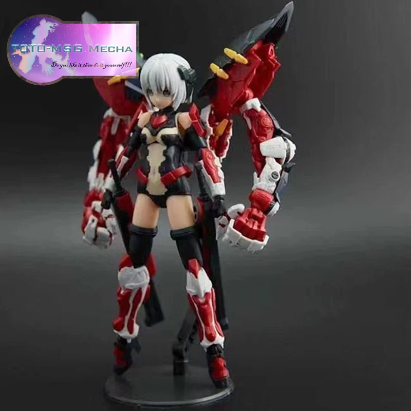 

MJH FM красная игрушка в сборе, кронштейн орангутана, летающий рюкзак, Сборная модель, игрушка с поддержкой, фигурка в сборе, игрушки, подарки для детей