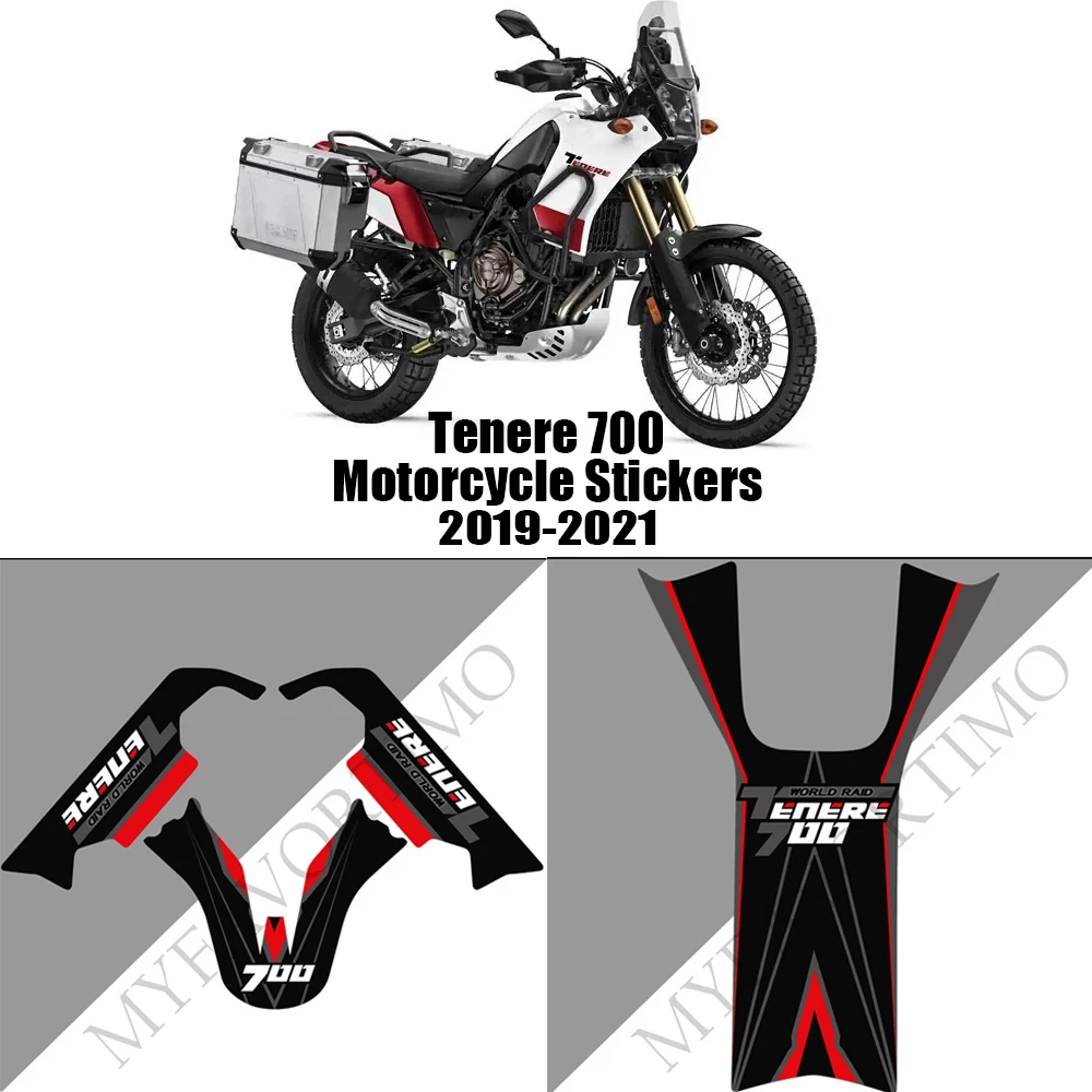 T7 T700 Tenere 700 Motorcycle Sticker Fuel Tank Pad Tank Sticker Anti Scratch For Yamaha TENERE 700 2019-2021