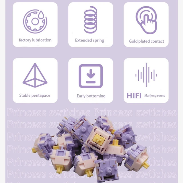 우리는 최고의 가격과 서비스를 제공하는 MMD 프린세스 HIFI 기계식 키보드 스위치 제품입니다.