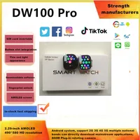 2025 DW100 Pro Fingerprint Edition 4G LTE Android Smartwatch 2.29'' AMOLED Ultra HD Screen 8MP Pull-out Camera Man  Women Watch 1