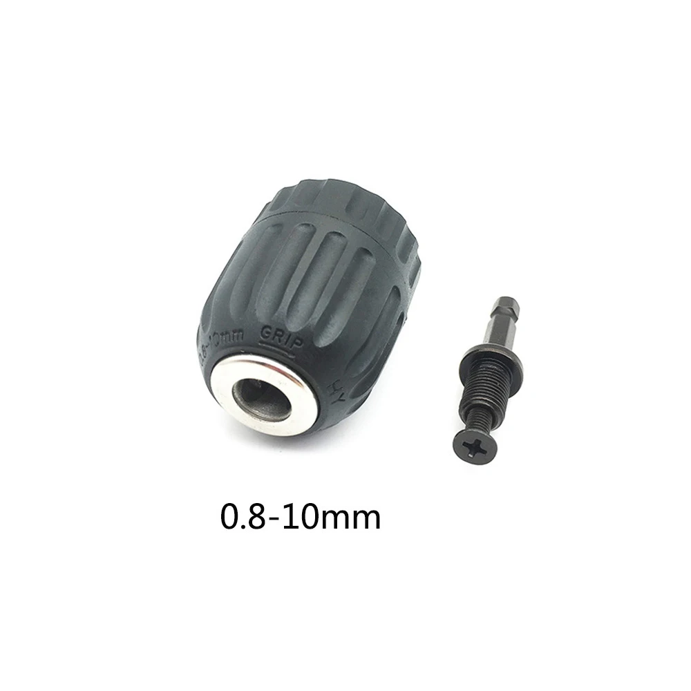 0.8-10mm Keyless Drill Chuck Converter 3/8