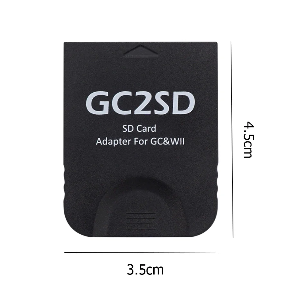 GC2SD Memory Card Slot Adapter for Micro SD Lightweight Plug and Play for GameCube Wii Game Consoles Reader Adapter for SD Card