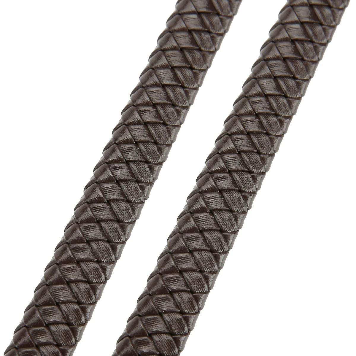 Vintage Black and Brown Genuine Braided Leather Cords