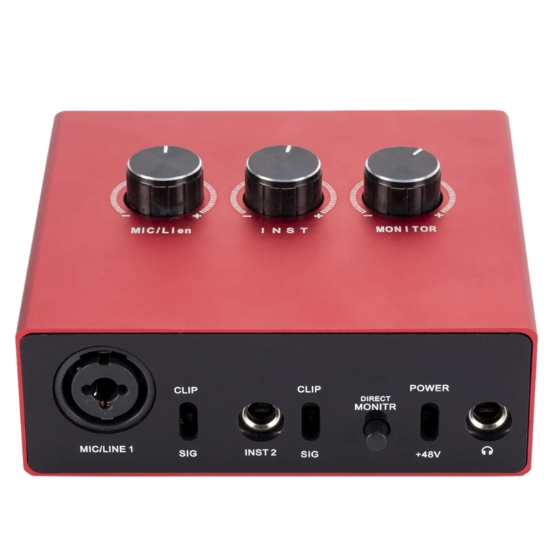 

External Sound Card For Live Recording, Arrangement, Dubbing, Recording, Mixing, External Sound Card Drive-Free