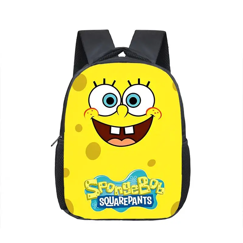 

12 Inch Potdemiel SpongeBob Kindergarten Infantile Small Backpack for Kids Baby Cartoon School Bags Children Gift