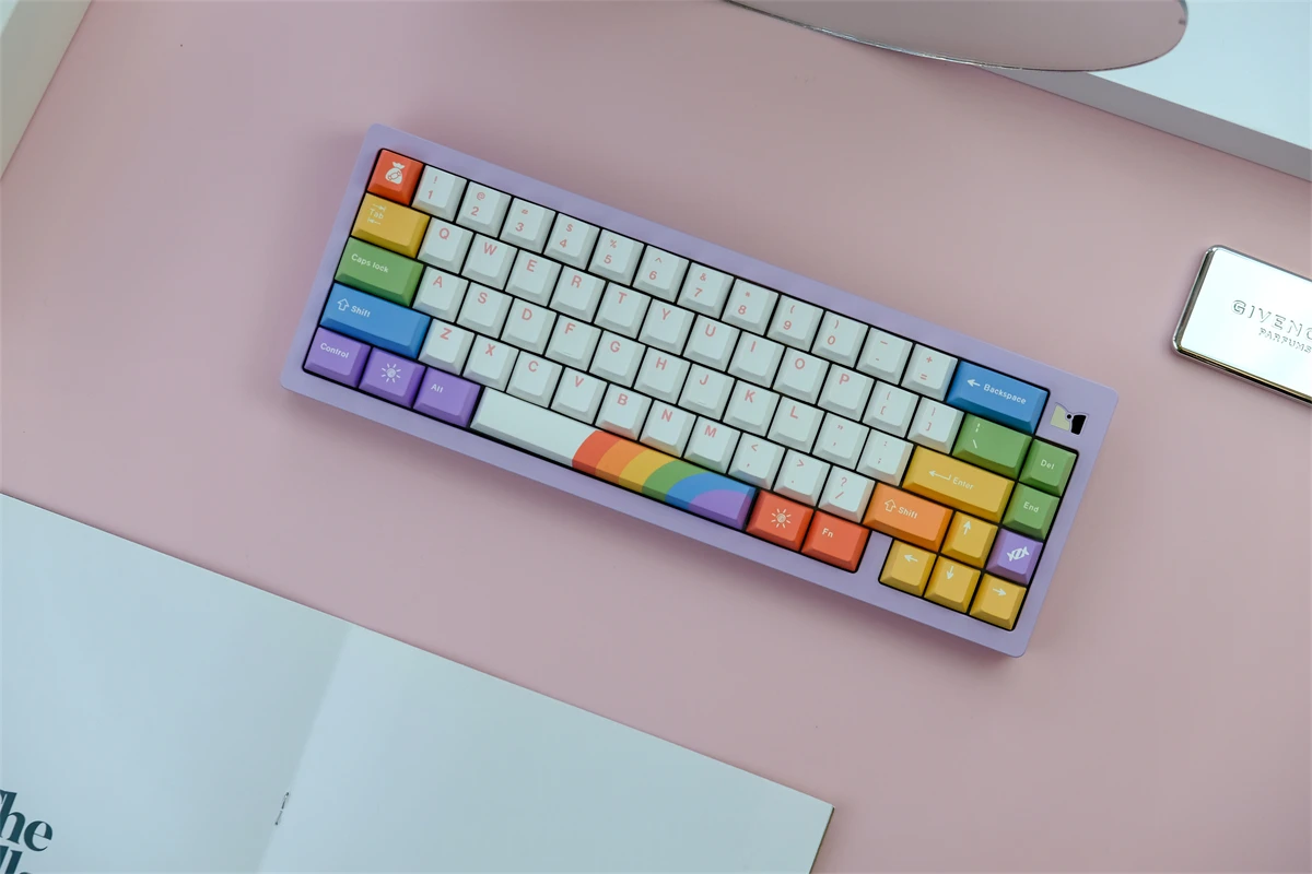 Rockatship’s Choice: 129-Key Rainbow Mechanical Keyboard Caps